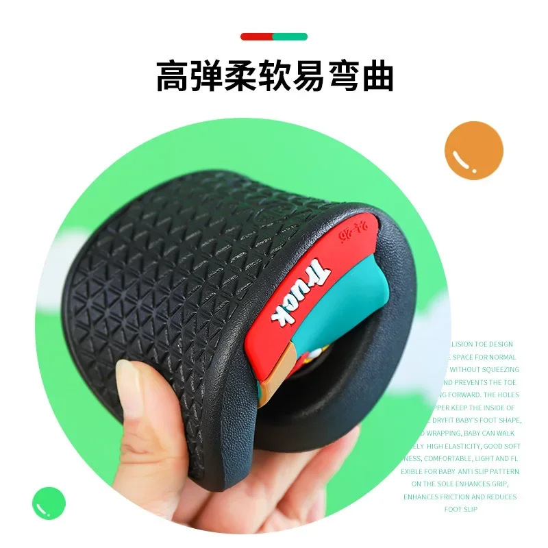 New2024 summer children slippers Kids shoes Cartoon slippers Soft soled anti-skid sandals kids shoes zapatos niña chausson - Image 4
