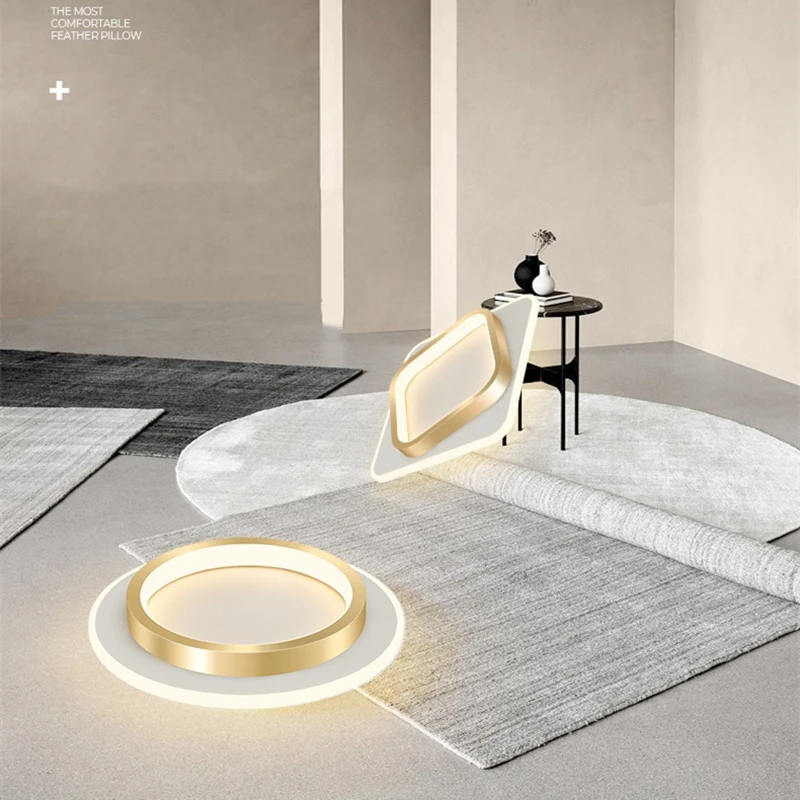 Nordic Luxury Gold Ceiling Light Modern Creativity 110V220V Ceiling Lamp Living Room Restaurant Aisle Simple Decor Ceiling Light - Image 2