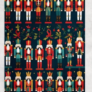 Nutcracker Ballet Throw Blanket, Christmas Holiday Decor, Festive Home Bedding Gift, Cozy Sofa Decoration