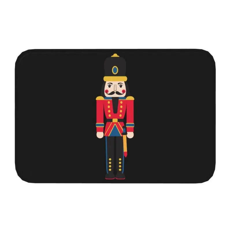 Nutcracker Doll Floor Door Kitchen Bath Mats Anti-Slip Indoor Christmas Soldier Toy Doormat Garage Entrance Rug Carpet Footpad - Image 2