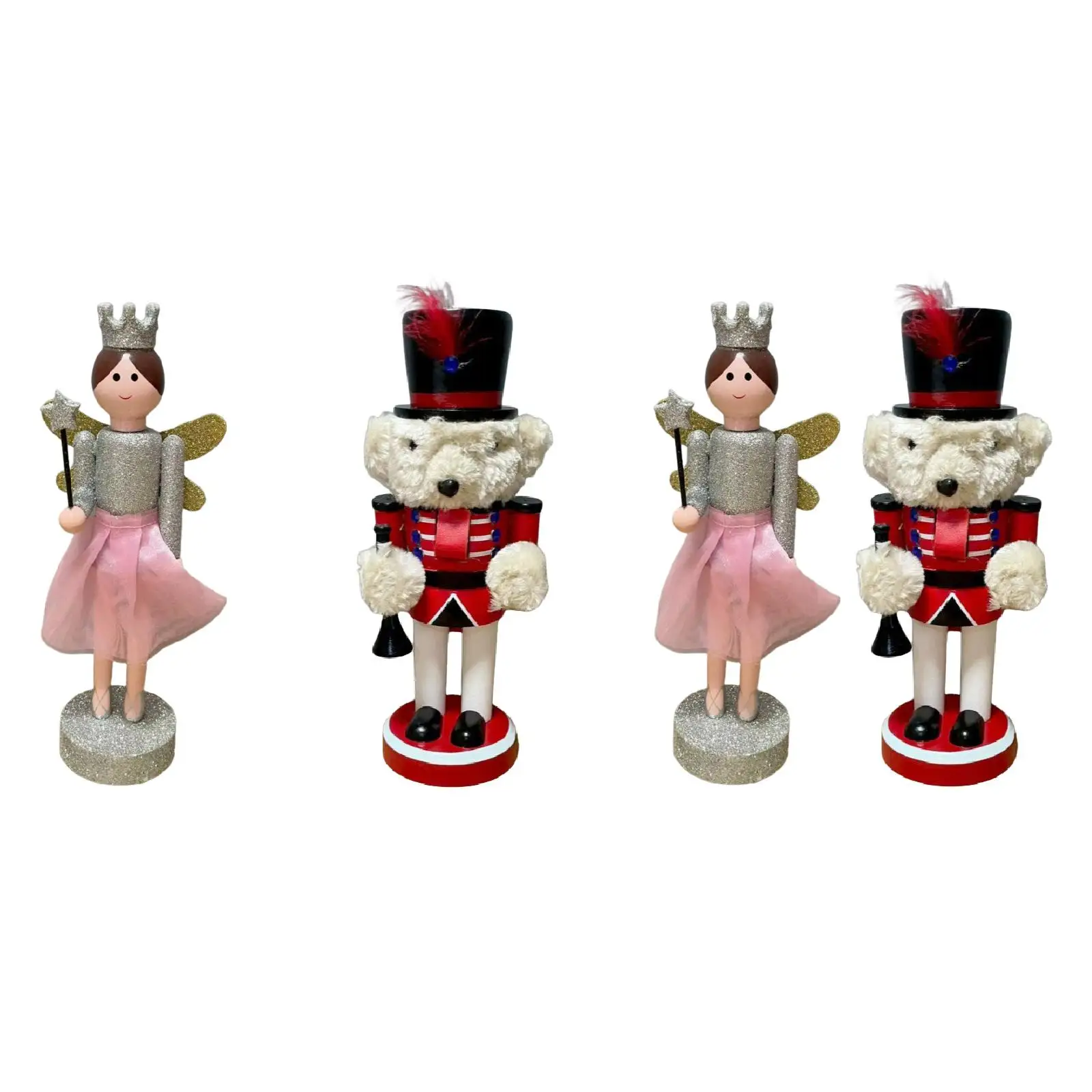 Nutcracker Figurine Craft Nutcracker Doll for Fireplace Festive Scene Layout Nutcracker Figurine Craft Nutcracker Doll for Fireplace Festive Scene Layout