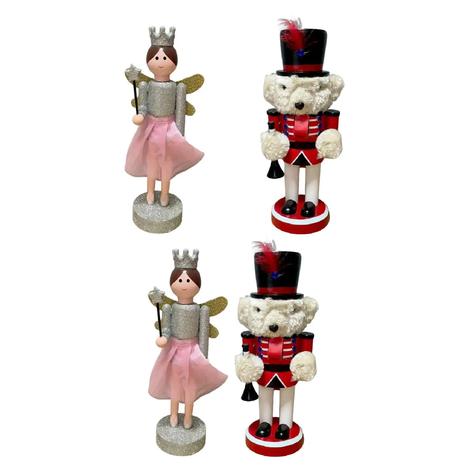 Nutcracker Figurine Craft Nutcracker Doll for Fireplace Festive Scene Layout Nutcracker Figurine Craft Nutcracker Doll for Fireplace Festive Scene Layout
