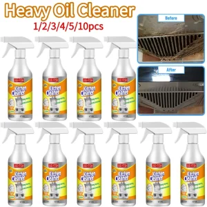 Oil Cleaner Bubble Spray Remover Grease Foam Multipurpose Dirt Oil Cleaning Kitchen Grills Foam Home Cooktop Cleaning Spray