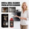 Oven Grill Degreaser Spray Heavy Duty Carbon Grease Remover Powerful Foam Cleaner BBQ Household Kitchen Appliance Care