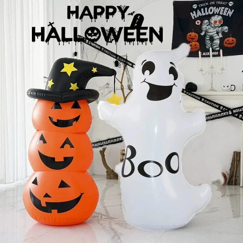 Oversized Thick PVC Inflatable Hanging Ghost Pumpkin Toy Halloween Horror Decorations For Yard, Bar Mall Haunted House - Image 3