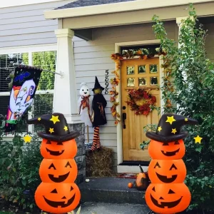 Oversized Thick PVC Inflatable Hanging Ghost Pumpkin Toy Halloween Horror Decorations For Yard, Bar Mall Haunted House