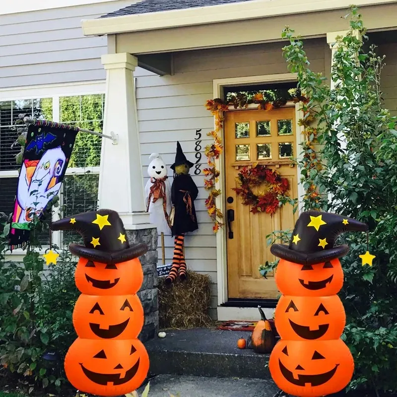 Oversized Thick PVC Inflatable Hanging Ghost Pumpkin Toy Halloween Horror Decorations For Yard, Bar Mall Haunted House