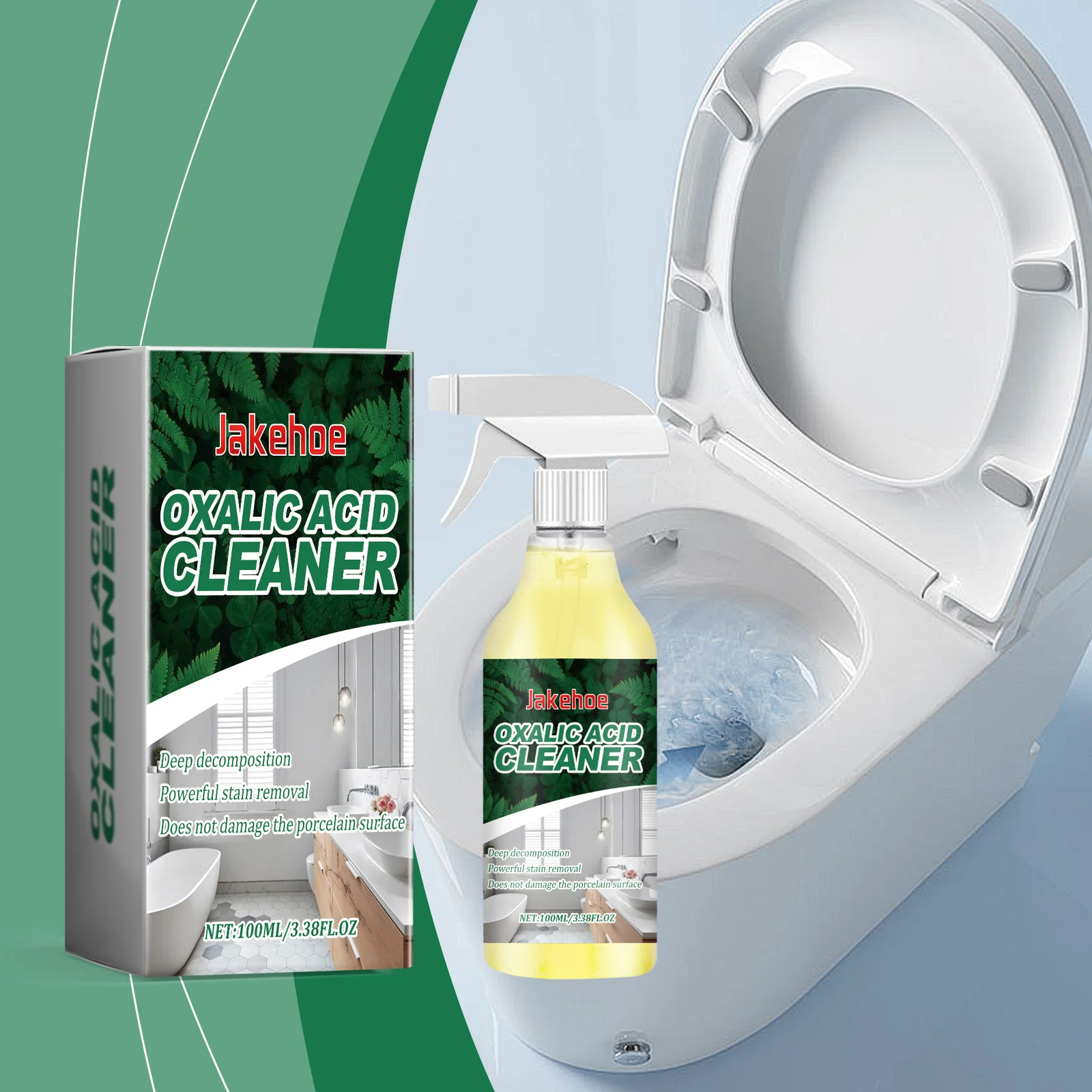 Oxalic Acid Cleaning Agent:Strongly Dissolves Water Scale Urine Deposits,Eliminates Tough Rust Stains,Residue-Free Cleaning - Image 2