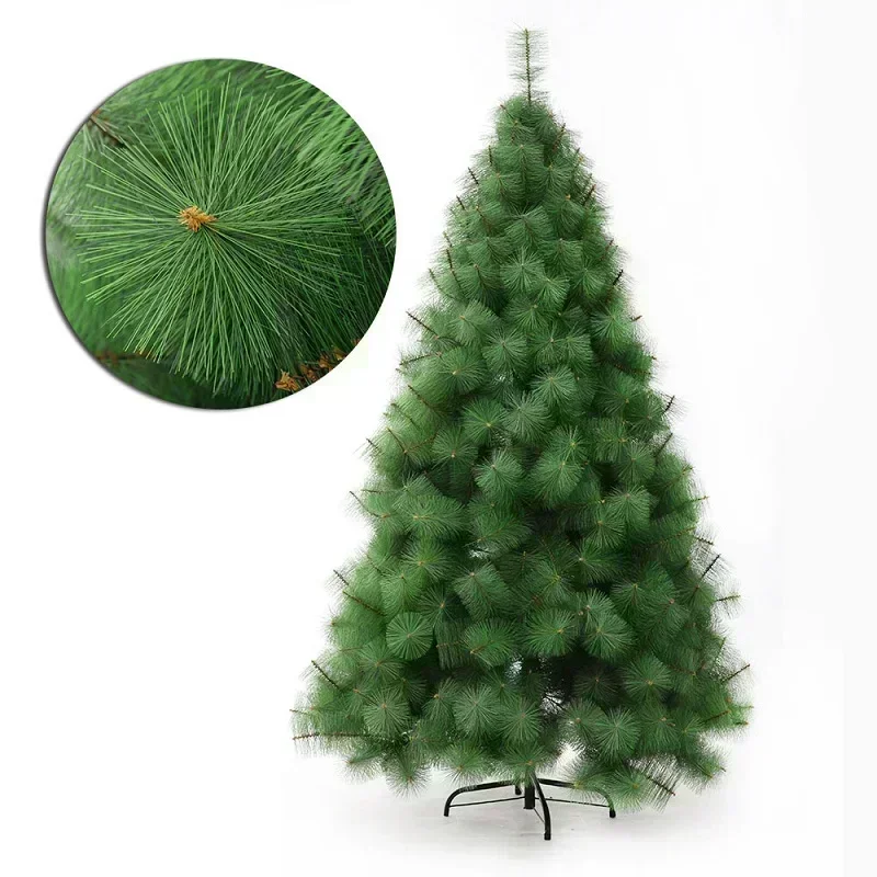 PE Artificial Christmas Tree All Pine Needles Large Christmas Tree 0.9m To 3m Home Decoration Christmas Atmosphere Decorations - Image 2