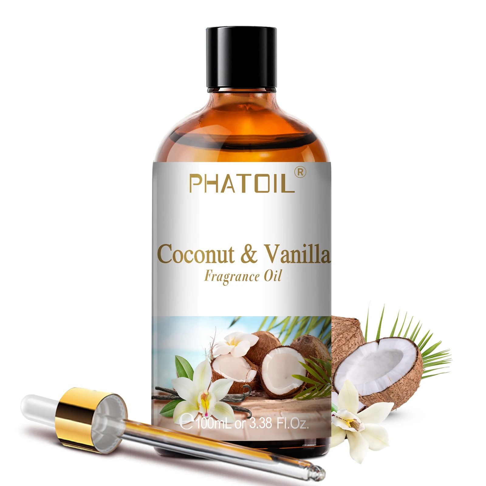 PHATOIL 100ml Aromatherapy Fragrance Oil Coconut & Vanilla Strawberry Cherry Lemon 1/2/3pcs Aroma Oil For Diffuser Candle Making - Image 2