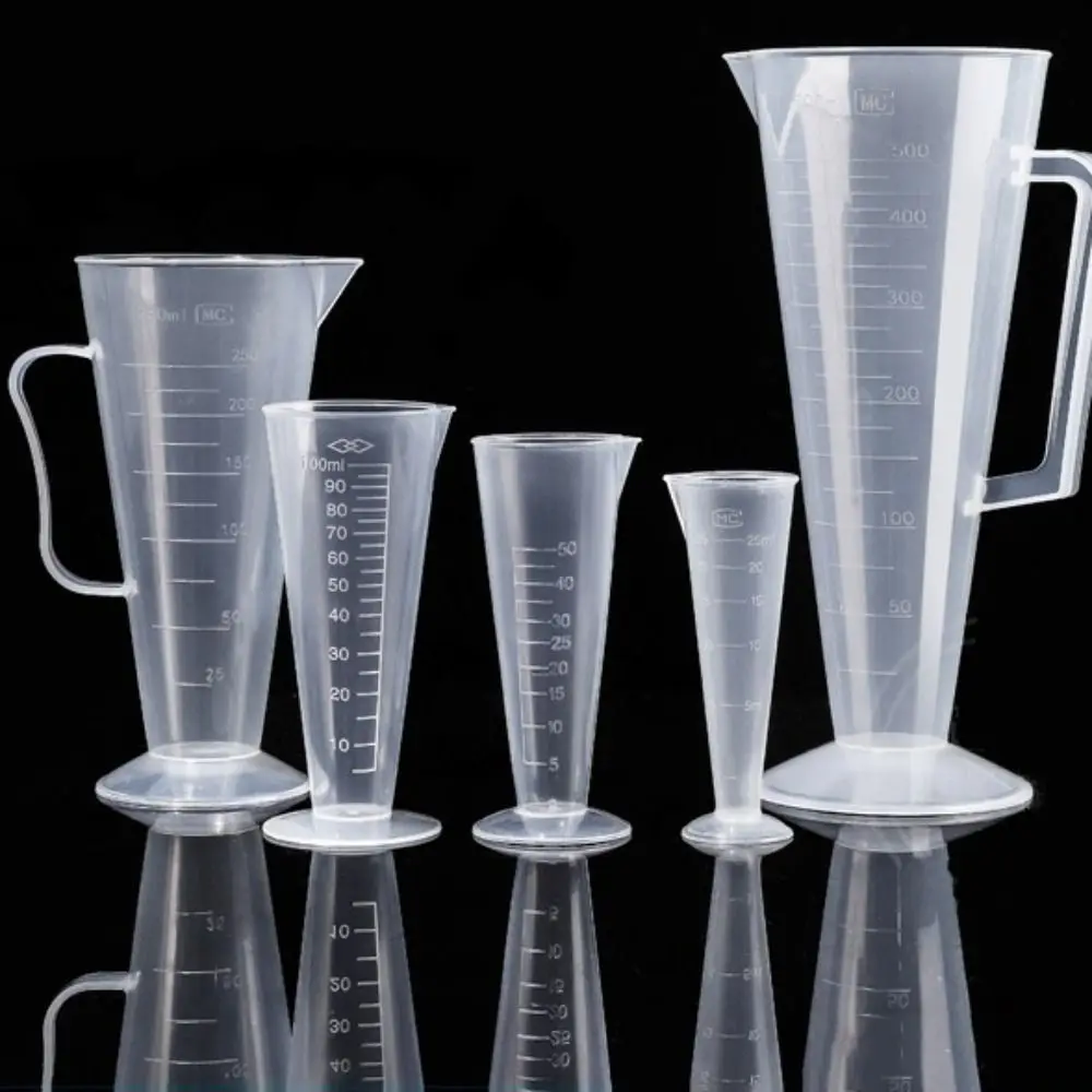 PP Liquid Measuring Cup 25/50/100/250/500ml Transparent Seasoning Measuring Cup Stackable Kitchen Supplies Scale Identification