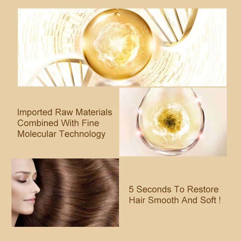PURC 5 Seconds Magical Treatment Hair Mask Smoothing Repairs Damage Keratin Hair & Scalp Treatment Hair Care - Image 3