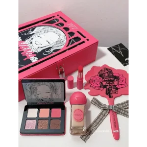 Passional Lover Makeup Cosmetics Set Foundation+eyeshadow+lipstick Long-lasting Moisturizing Waterproof for Women Beauty Makeup