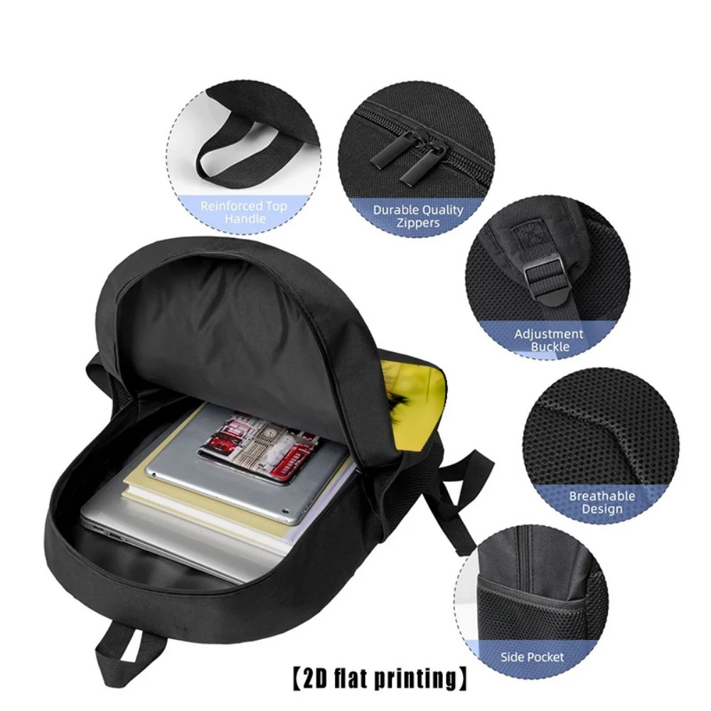 Personalized Custom Photo Backpack HD Sublimation Print Student School Bag Custom Image Casual Travel Shoulder Daypack Gifts - Image 6