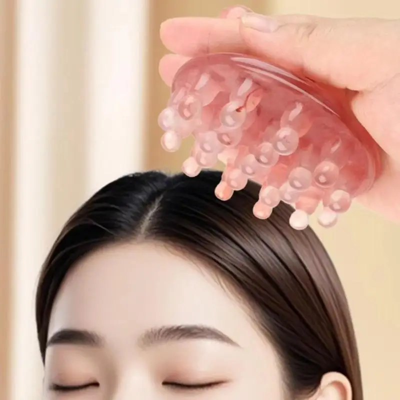 Pink Brown Massage Brushes For Body Meridian Home Beauty Salon - Image 2