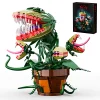 Piranha Plant Audrey II 2 Building Blocks Set Horrors Flower Shop Decoration Halloween Christmas Gift for Tv Film Fans(629PCS)