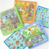 Plants Vs. Zombies Game Magnetic Quiet Sticker Toy Book Children Reusable Toy Concentration and Creative Thinking Training Gift
