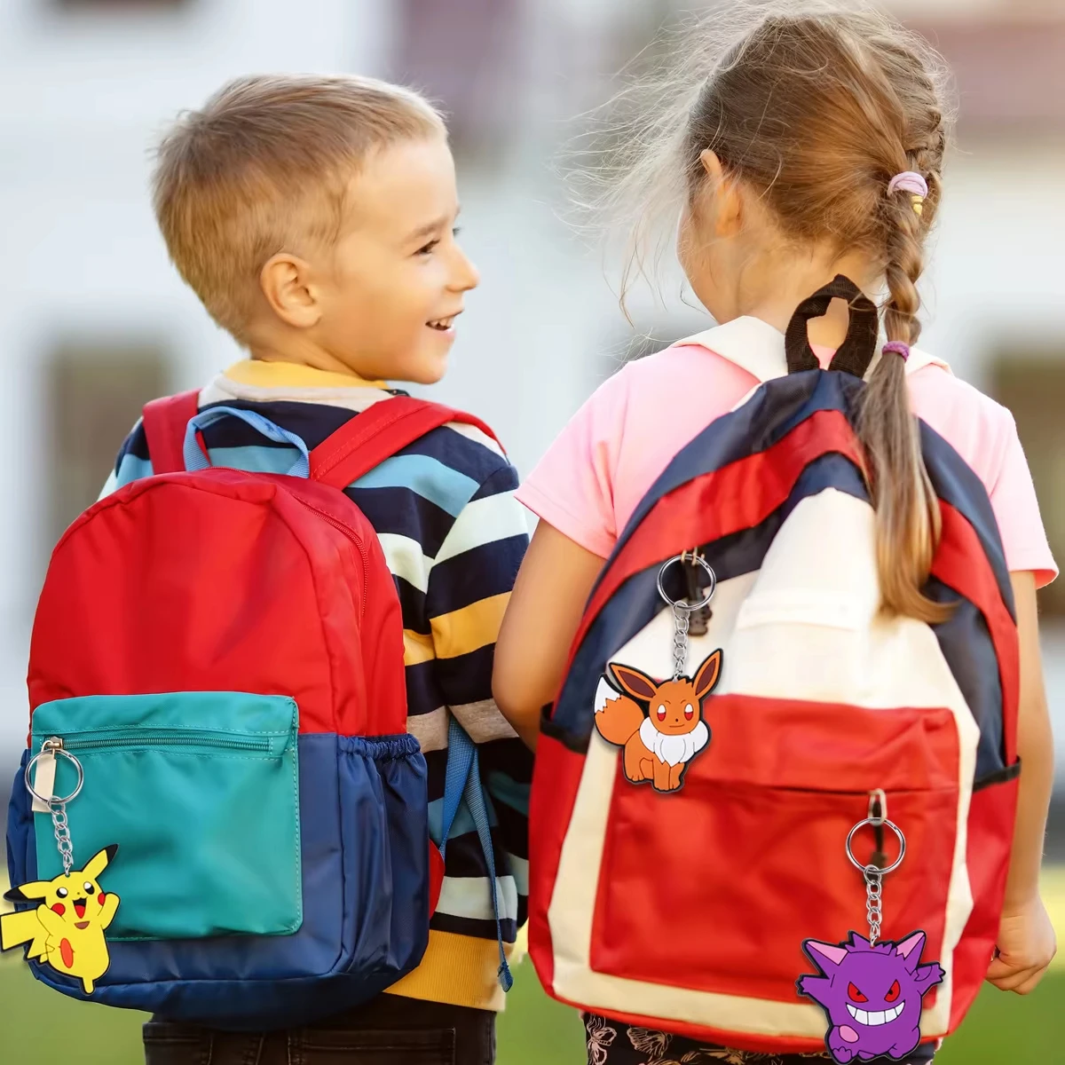 PokeMoned Party Favors Keychains Backpack Pika Pendants Accessories Souvenirs Festival Prizes for Kids Birthday Gift Baby Shower - Image 4