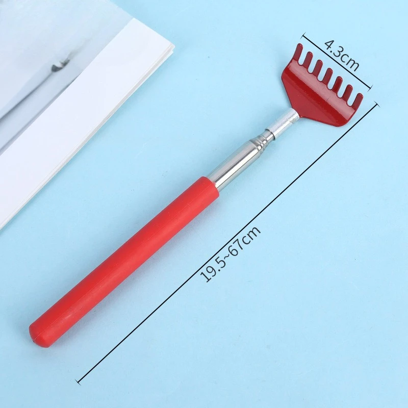 Portable Extendable Back Scratcher Stainless Steel Telescoping Back Scratcher Tool Telescopic Back Scratching Tool Massage Gift - Image 2