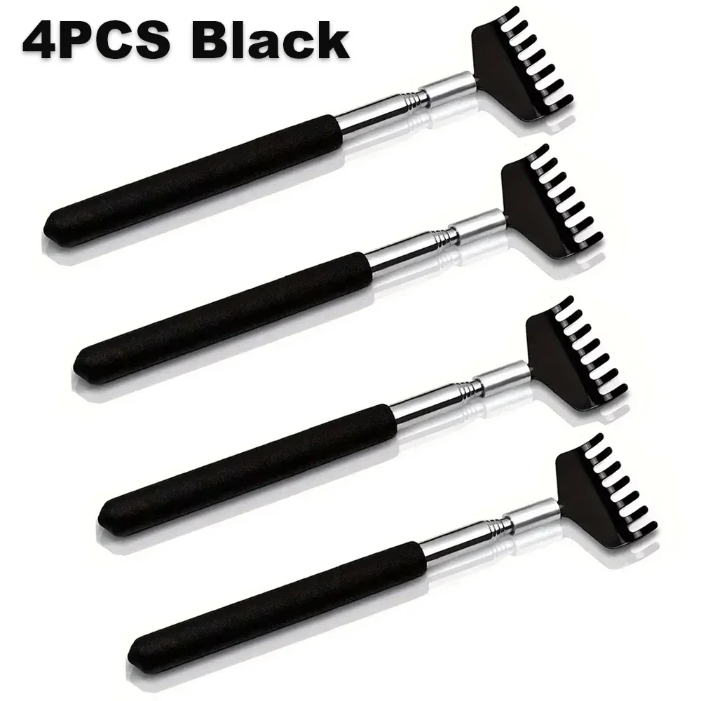 Portable Extendable Back Scratcher Stainless Steel Telescoping Back Scratcher Tool Telescopic Back Scratching Tool Massage Gift - Image 4