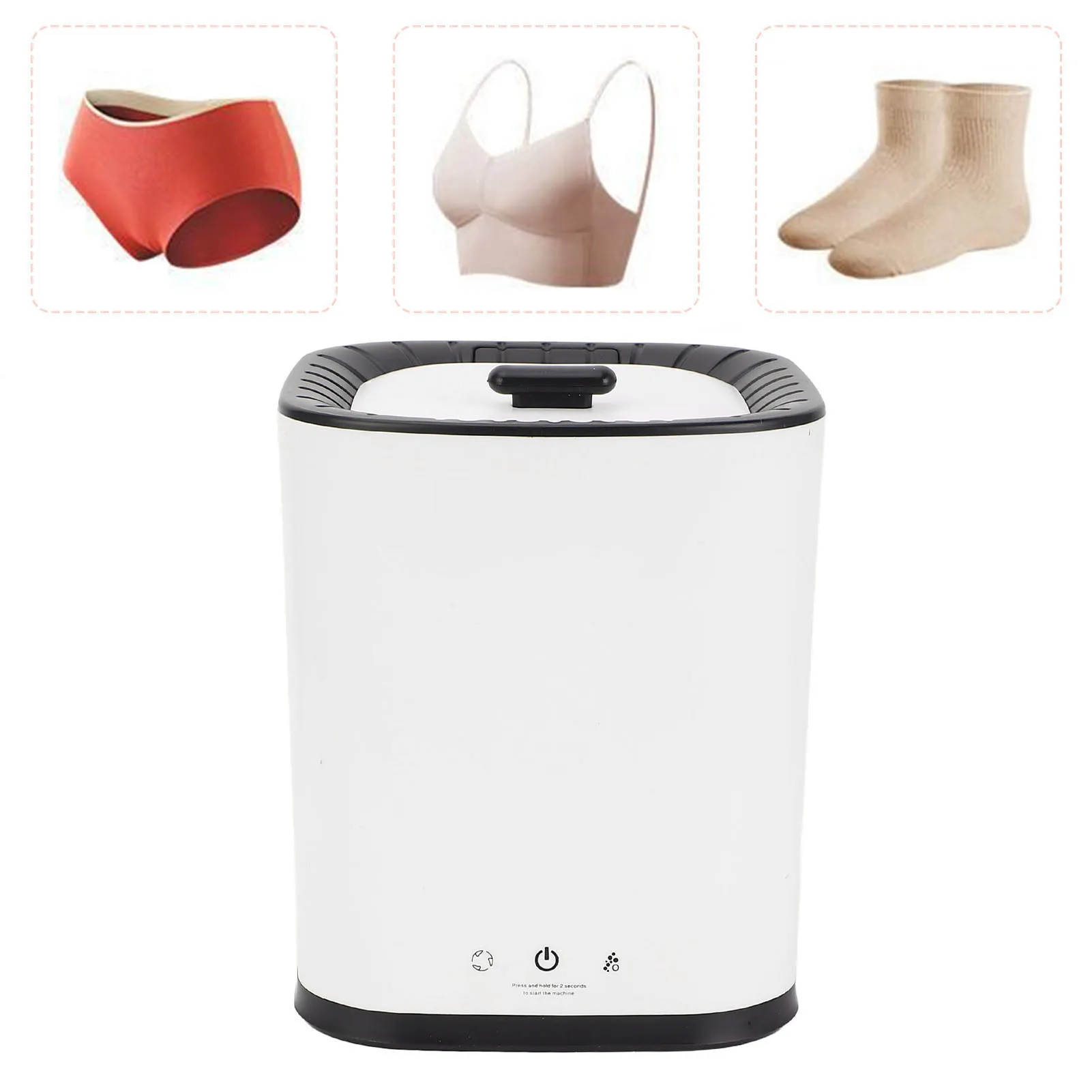 Portable Washing Machine Automatic Efficient Cleaning Quiet Mini Washer for Sock Underwear - Image 5