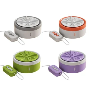 Portable washing machine, versatile, USB powered, low noise, 12 cm diameter,
