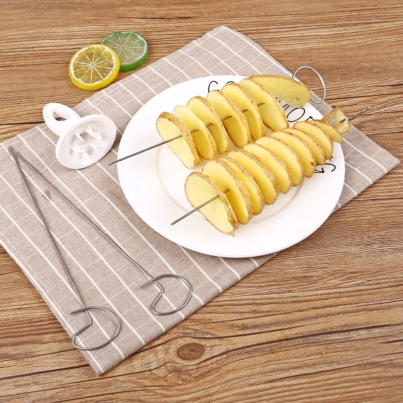 Potato Spiral Cutter Cucumber Slicer Kitchen Accessories Vegetable Spiralizer Spiral Potato Cutter Slicer Kitchen Gadgets - Image 4