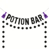 Potion Bar Banner Halloween Party Banner Decorations for Adults Pick Your Poison Banner Hocus Pocus Halloween Decorations