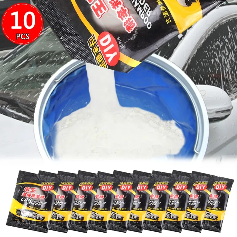 Powder Cleaner Car Wash Shampoo Cleaning Tools Car Windscreen Cleaner Wiper Glass Solid Cleaning Concentrated Detergent