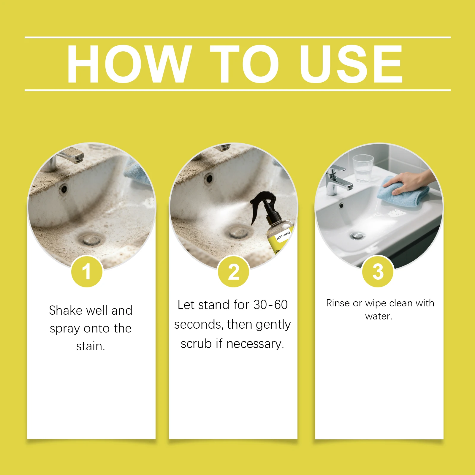 Powerful Oxalic Acid Cleaner Spray Limescale Stubborn Remove Decontamination Eco-Friendly Multi-Purpose Household Cleaning Spray - Image 5