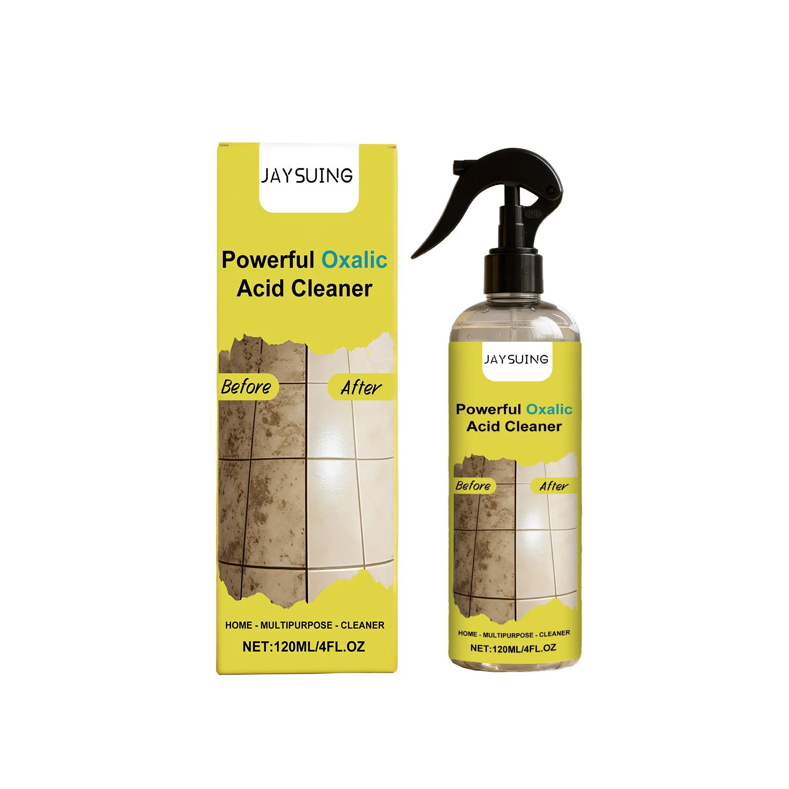 Powerful Oxalic Acid Cleaner Spray Limescale Stubborn Remove Decontamination Eco-Friendly Multi-Purpose Household Cleaning Spray - Image 6