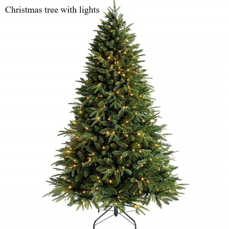 Premium Pre-Lit Christmas Tree, High-Density Realistic Pine Tree with LED Lights, Easy Setup for Home & Commercial Use - Image 2