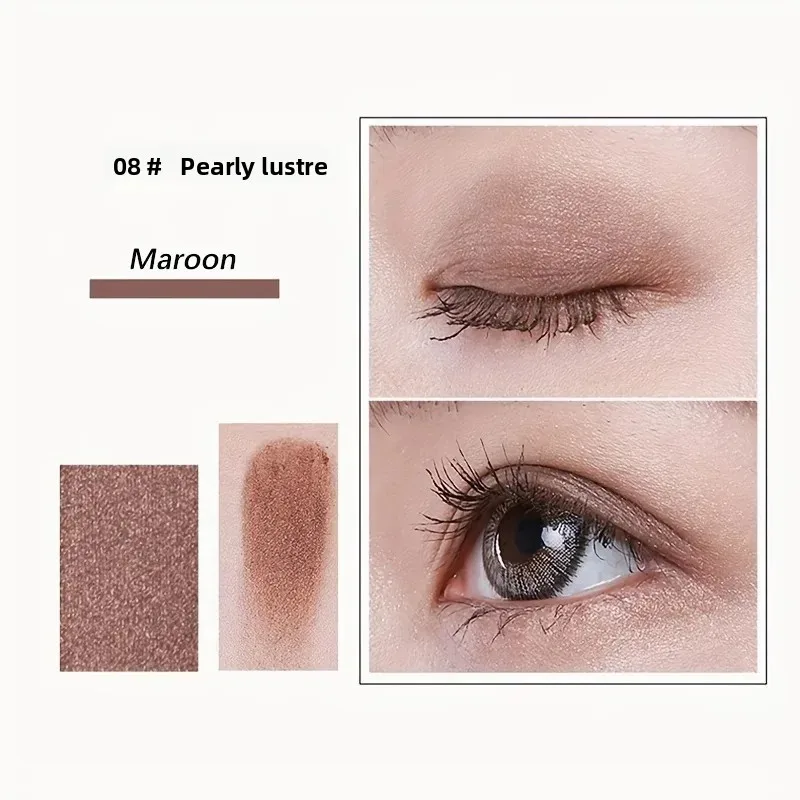 Professional 12 Colors Eyeshadow Palette Natural Shimmer Matte Nudes Cosmetic Eye Makeup Plate for Makeup Artists - Image 5