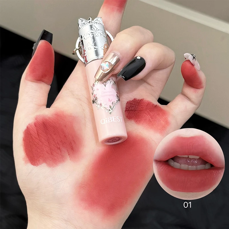 QIBEST Matte Liquid Lipstick Moisturizing Lipgloss Long Lasting Lip Mud Soft Mist Silky Lip Stain Tint Natural Waterproof Makeup - Image 3