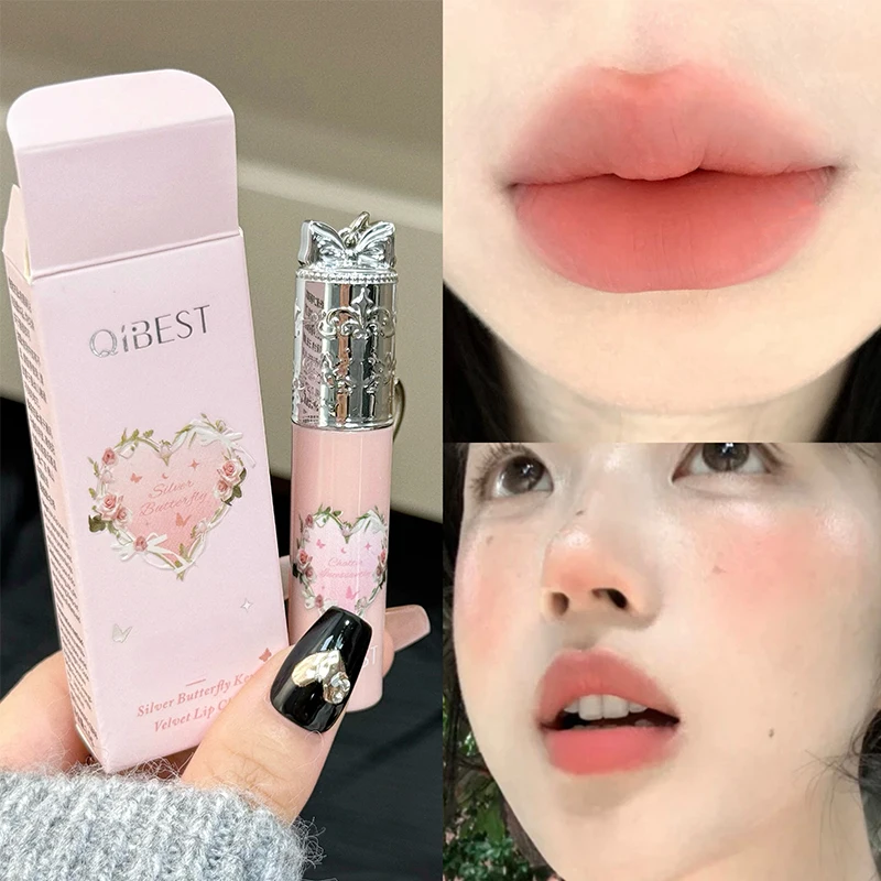 QIBEST Matte Liquid Lipstick Moisturizing Lipgloss Long Lasting Lip Mud Soft Mist Silky Lip Stain Tint Natural Waterproof Makeup - Image 6