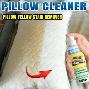 QIFENGHE 100ml Multi-Purpose Dry Cleaning Spray, Waterless Fabric Stain Remover for Sofa, Carpet & Upholstery, No-Rinse Spot Cle