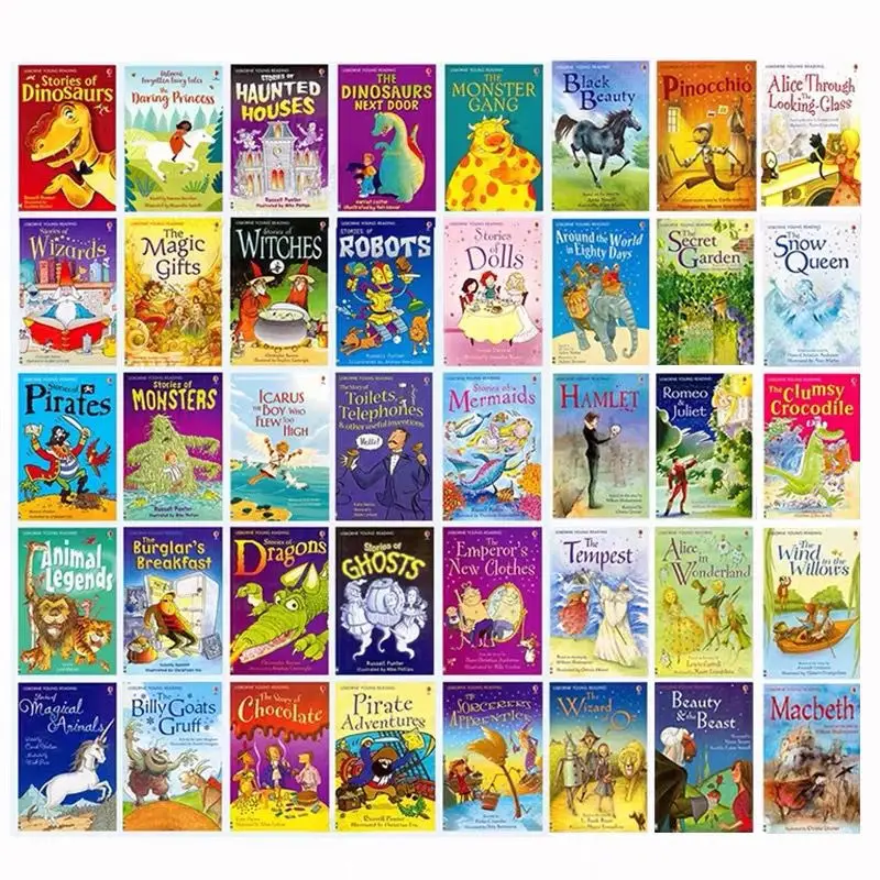 Random 10 Book The Usborne Reading Collection Stage 3 English Book Child Kids Word Sentence Fairy Tale Book In English - Image 2
