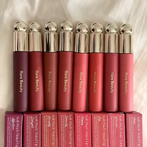 Rare Beauty Selena Liquid Lipstick Long Lasting Make Up for Women Beauty Cosmetics Matte Lip Gloss Waterproof Happy Hope Honesty