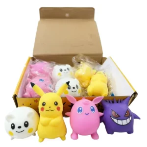 SQUISHY FRIENDS FOR INSTANT JOY! SOFT, CUTE, AND PERFECT FOR STRESS RELIEF. SQUEEZE AWAY THE WORRY AND BRING A SMILE TO YOUR DAY
