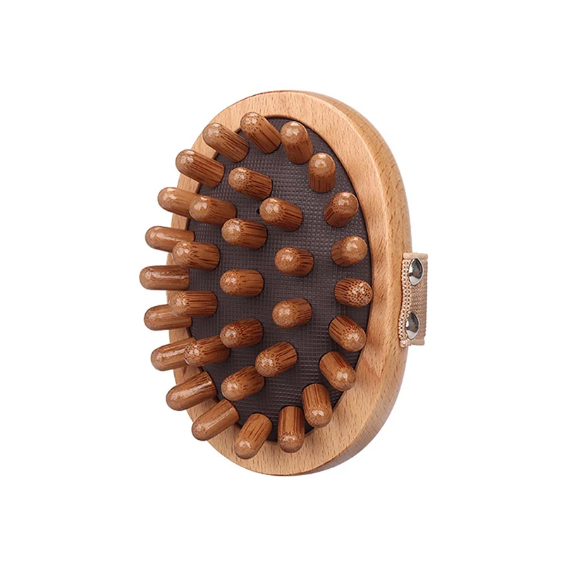 Sandalwood Gua Sha Massage Brush Head Neck Shoulder Abdominal Leg Body Meridian Massager Gua Sha Comb Wooden Massage Tools - Image 5