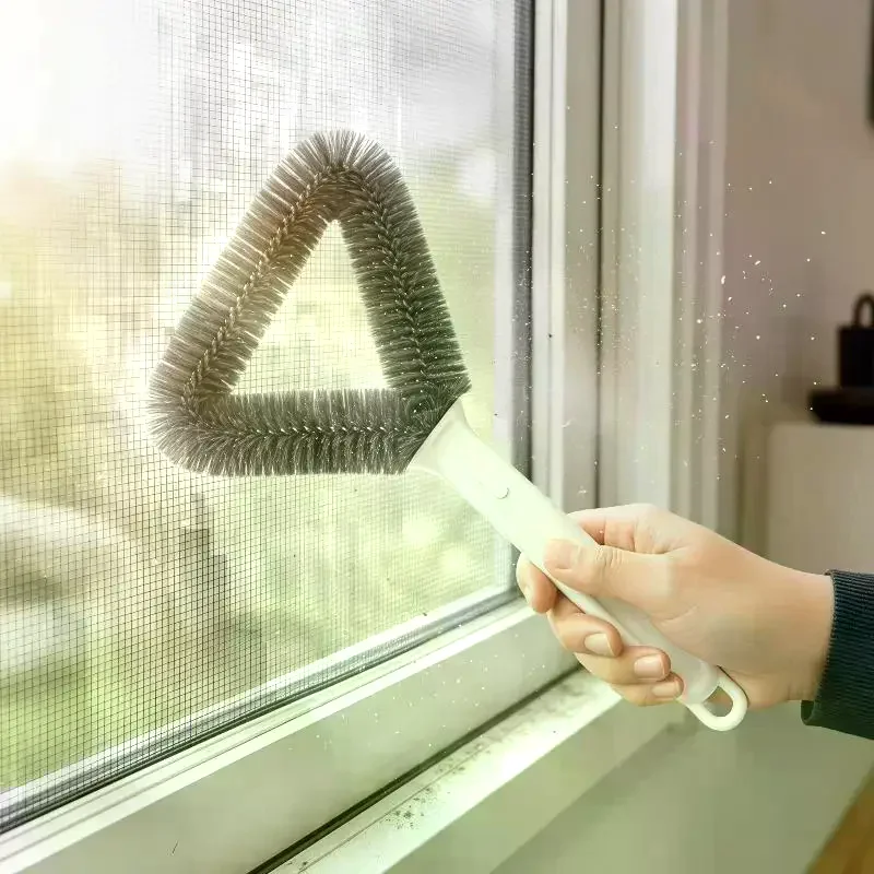 Screen Window Cleaning Brush Stiff Dense Bristles for Gap Dust Removal No Screen Disassembly Needed for Home Use - Image 5