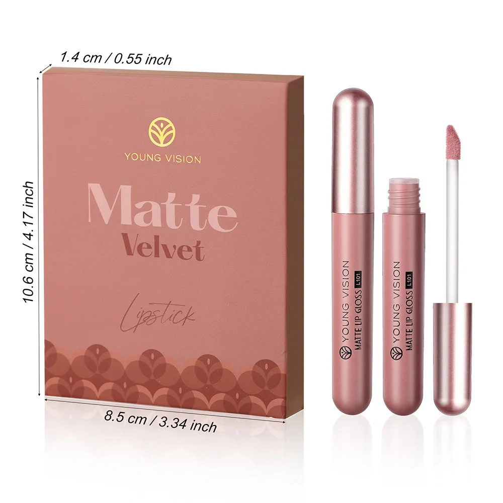 Set of 6 NonStick Cup Liquid lipstick , Long-Lasting Lip Gloss – Matte Finish Lip Gloss, Resistant to Fading - Image 4