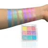 Sheeneffect Chameleon Chrome Eyeshadow Palette 9 Colors High End Makeup Cosmetics