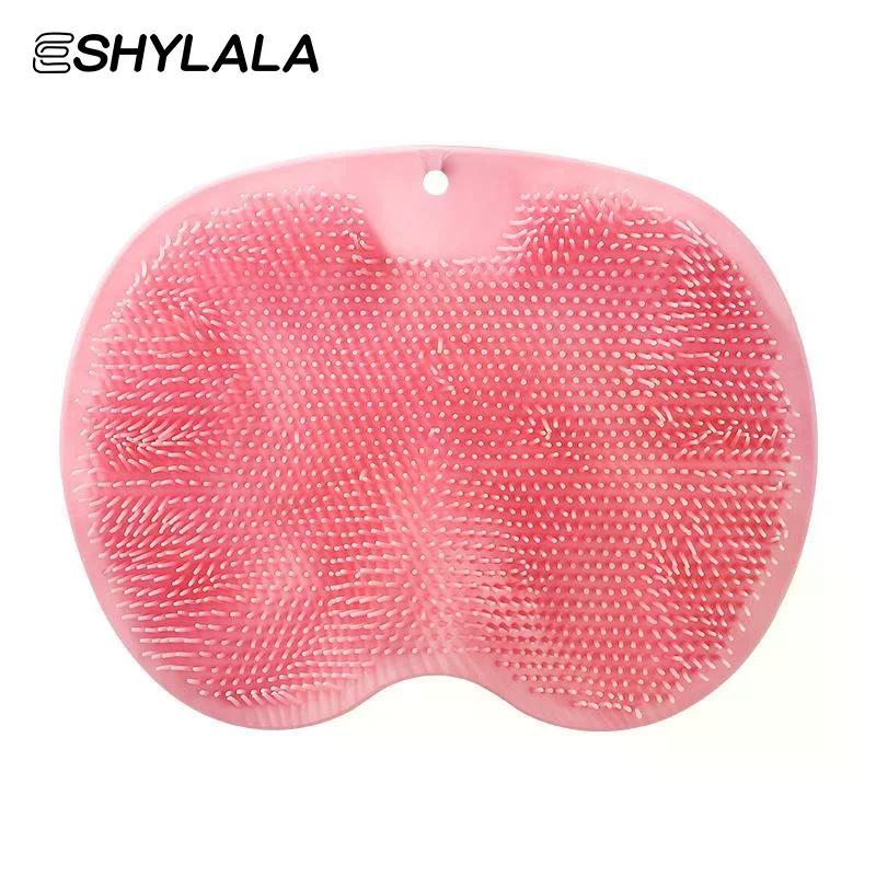 Shower Foot Scrubber Mat Non Slip Wall Mounted Back Washer Exfoliating Massage Pad for Home Bath Spa Relaxation - Image 6