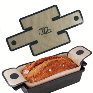 Silicone Bread Loaf Pan for 22.86x12.7 cm Baking Pans - Food Grade, Non-Stick, Easy to Clean, High-Temperature Resistant