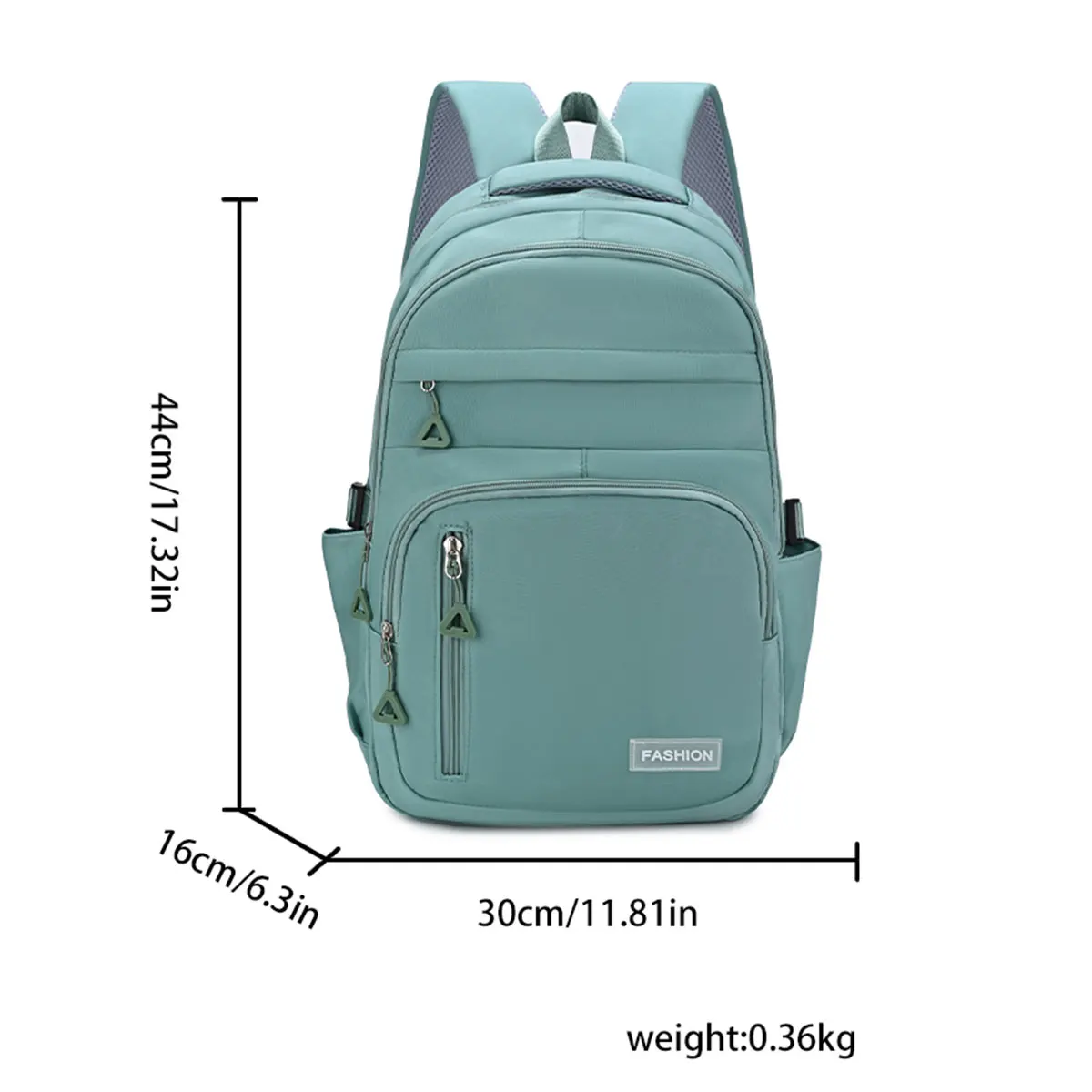 Simple Candy Colored Gentle Backpack Lightweight Load Reducing Multi-layer Storage Student School Bags Campus Commuting Backpack - Image 2