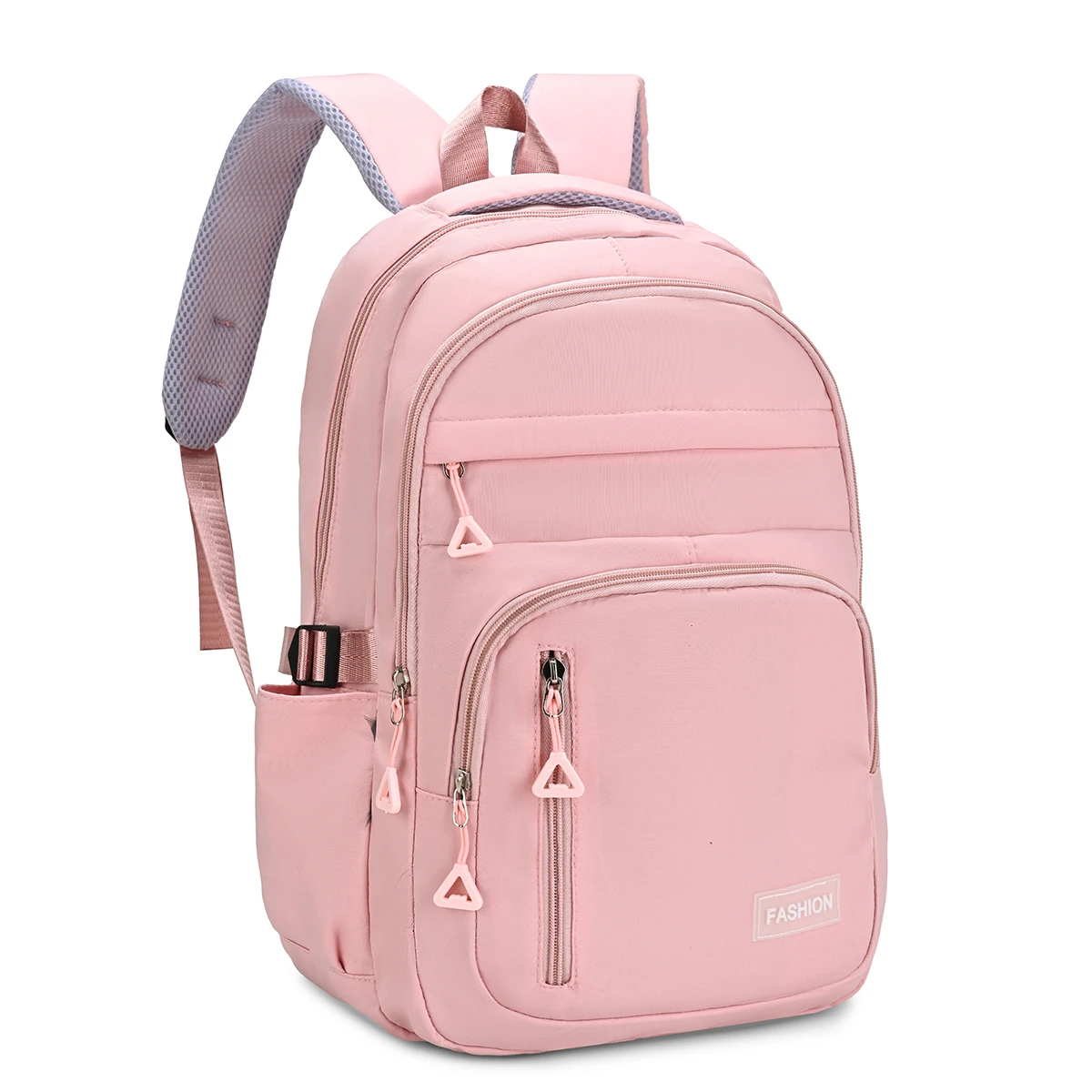Simple Candy Colored Gentle Backpack Lightweight Load Reducing Multi-layer Storage Student School Bags Campus Commuting Backpack - Image 3