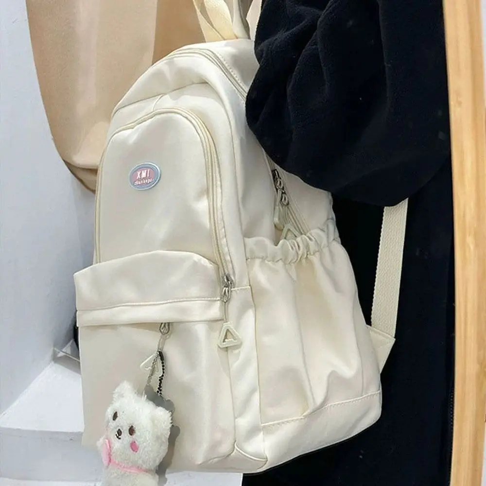 Simple Large Capacity Backpack High School Book bag Waterproof Nylon Travel Knapsacks Student Schoolbags for Teenager Boys Girls - Image 4
