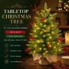 Small Christmas Tree PE+PVC+Red Fruit Desktop Artificial High Grade Christmas Tree 45cm/60cm Home Christmas New Year Decorations