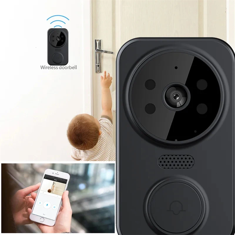 Smart Video Doorbell Camera Wireless, 1080P HD with Night Vision, 2.4G WiFi, Motion Detection, 2-Way Audio, and Cloud Service - Image 5